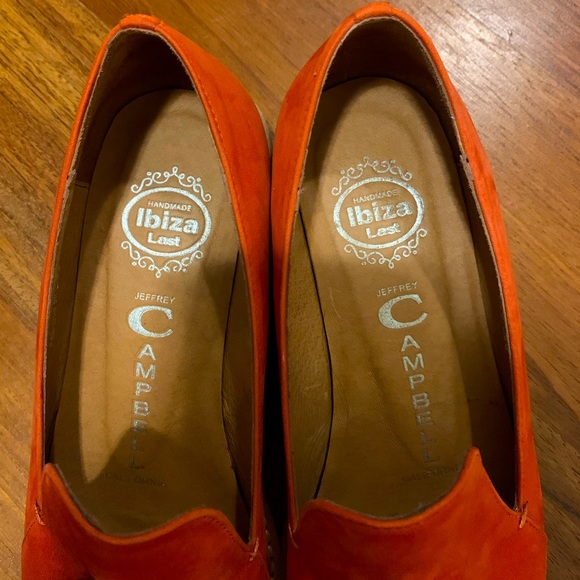 Jeffrey Campbell “Lawford” Loafer in Red Suede Nubuck - Picture 4 of 8